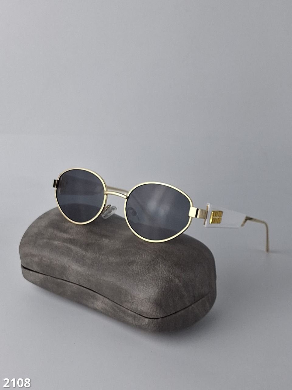 Oval Metal Frame Sunglasses – Gradient & Solid Lenses | Unisex