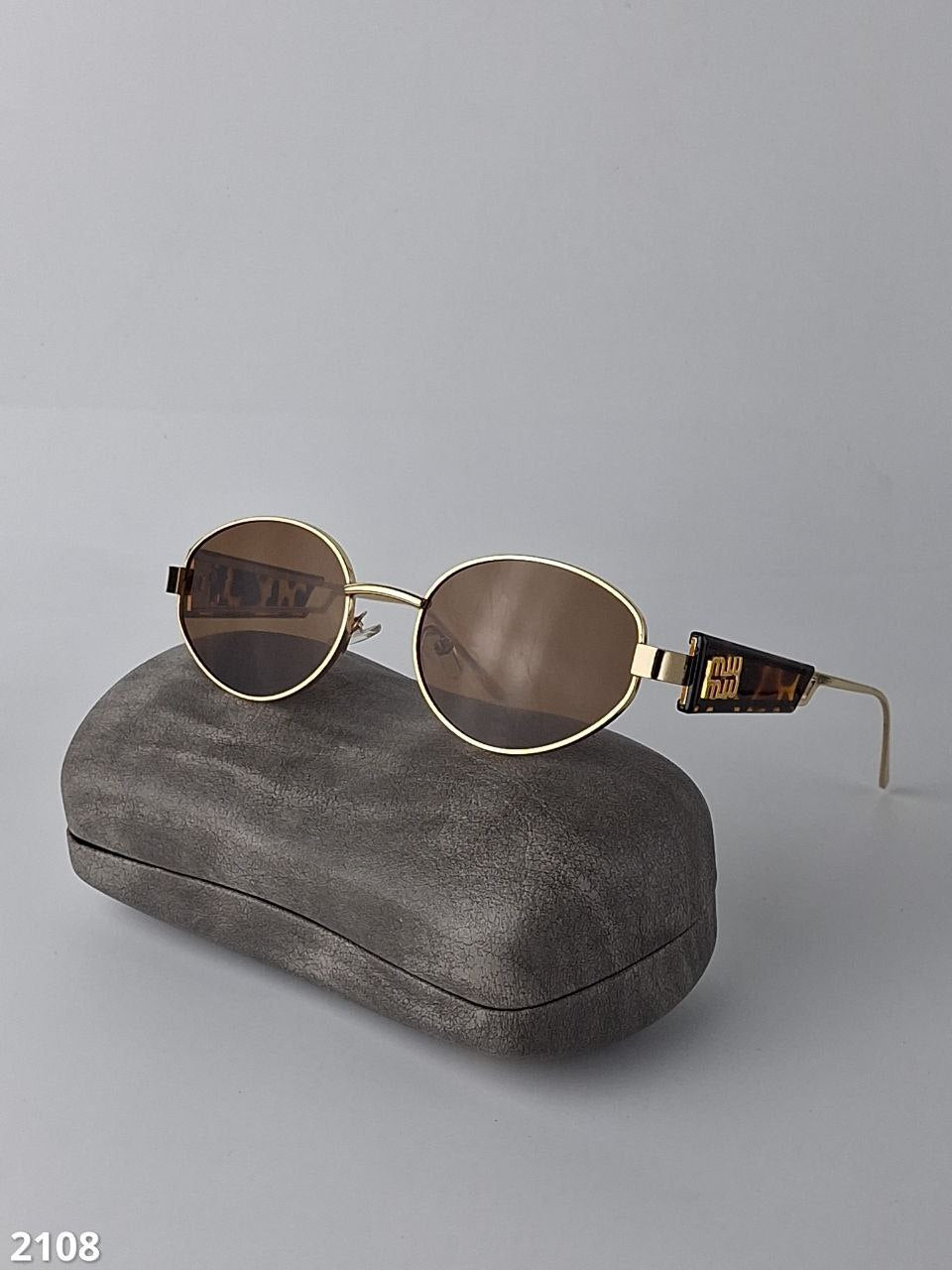 Oval Metal Frame Sunglasses – Gradient & Solid Lenses | Unisex