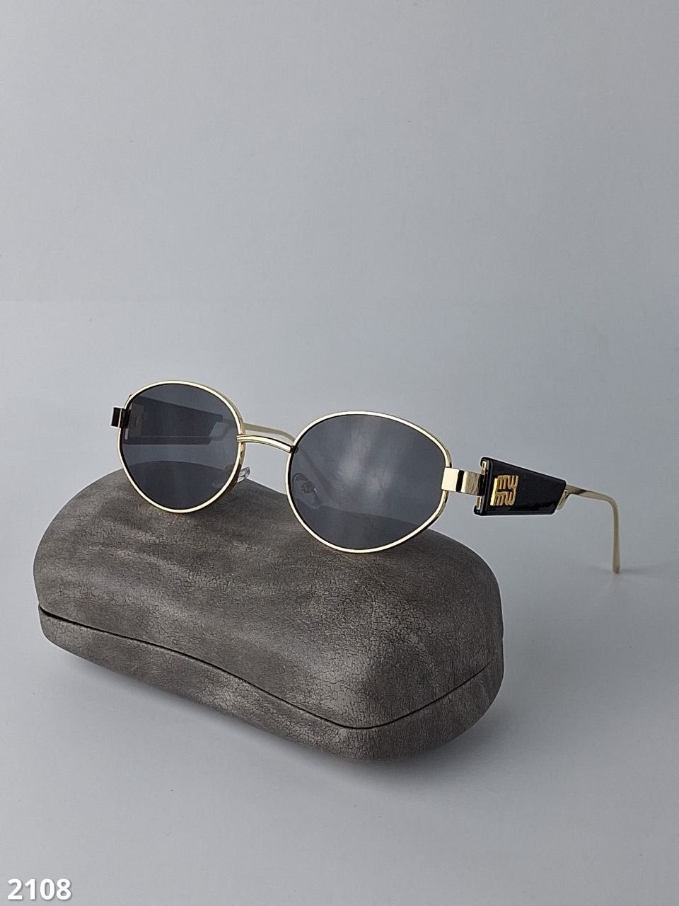 Oval Metal Frame Sunglasses – Gradient & Solid Lenses | Unisex