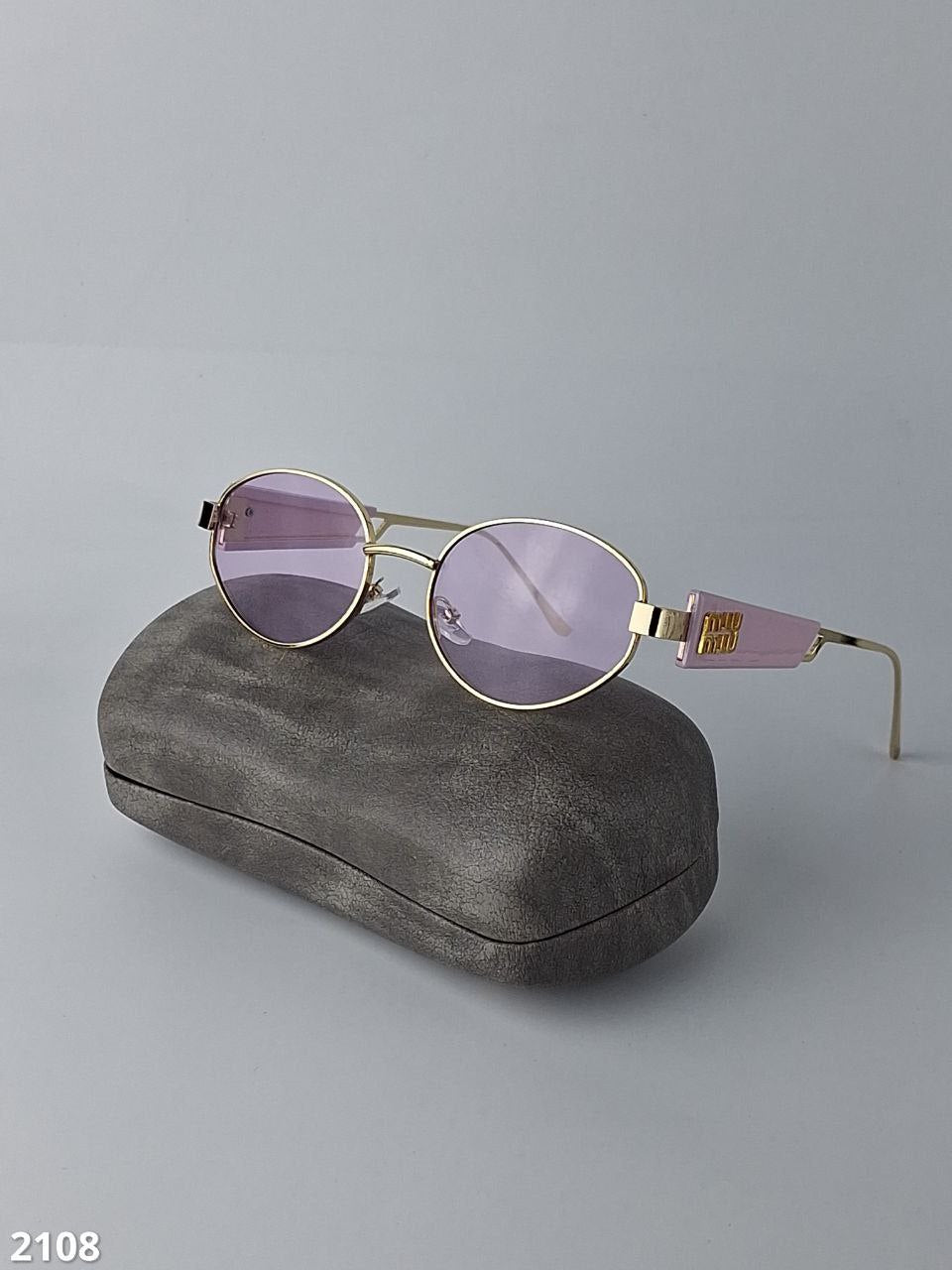 Oval Metal Frame Sunglasses – Gradient & Solid Lenses | Unisex